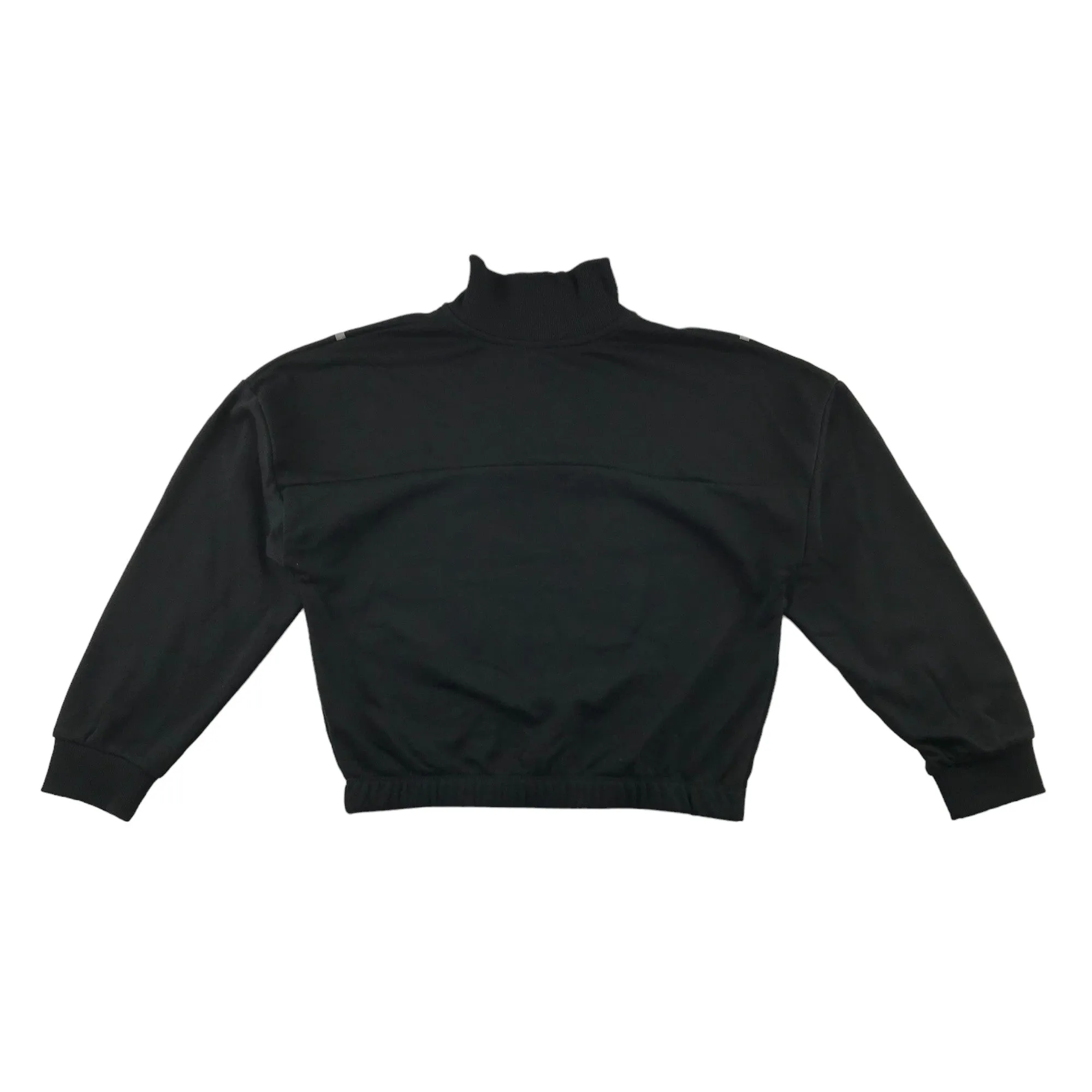 Primark active sweater 12-13 year black half zipper