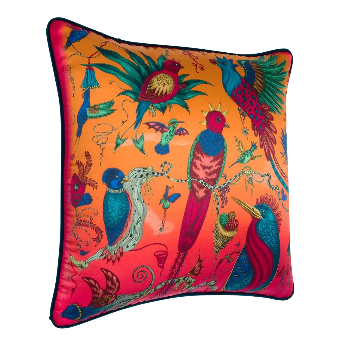Quetzal Silk Cushion