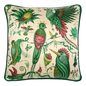 Quetzal Silk Cushion