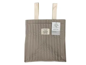 Quilted Storage Bag Beige