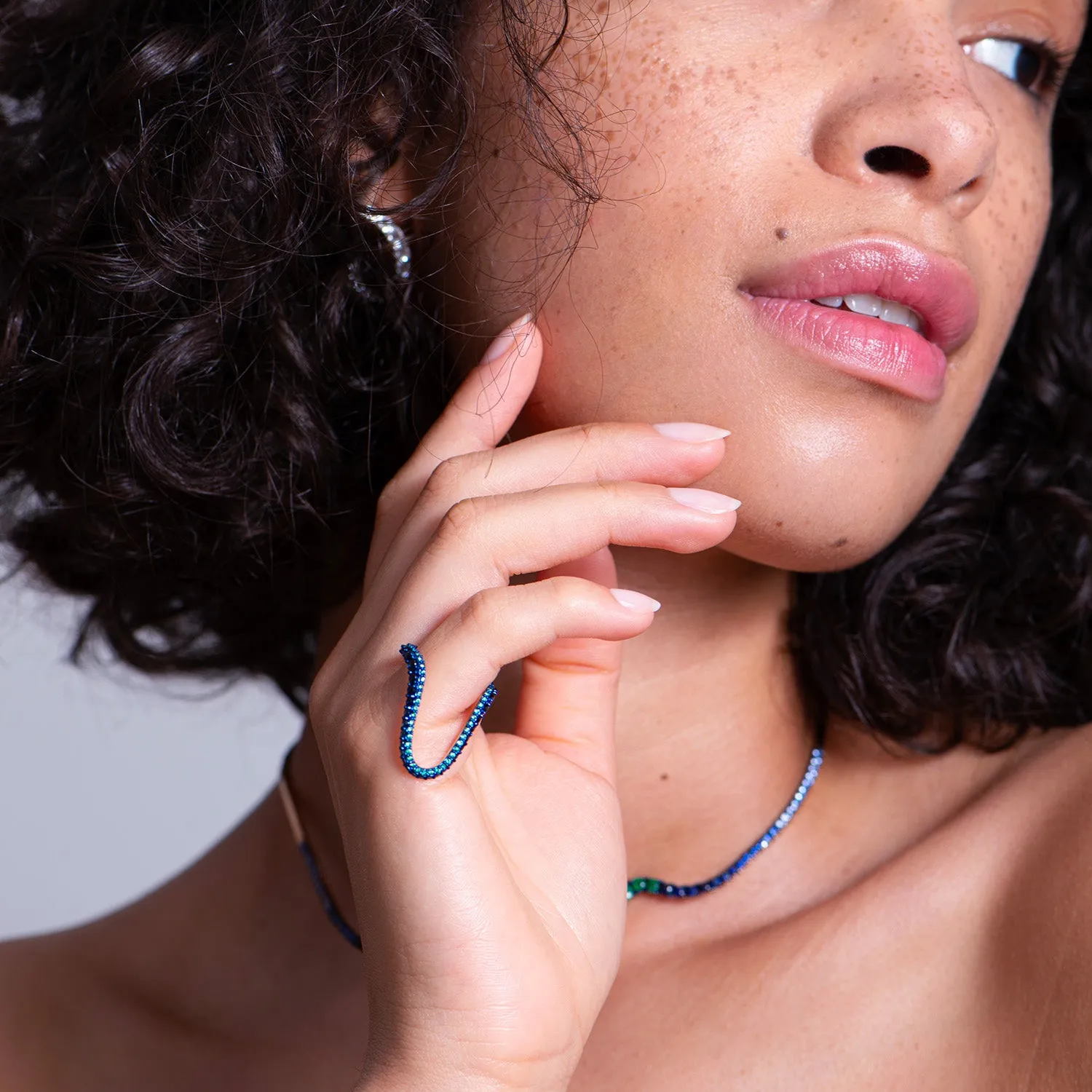 Radiant Ring | Emeralds and Sapphires