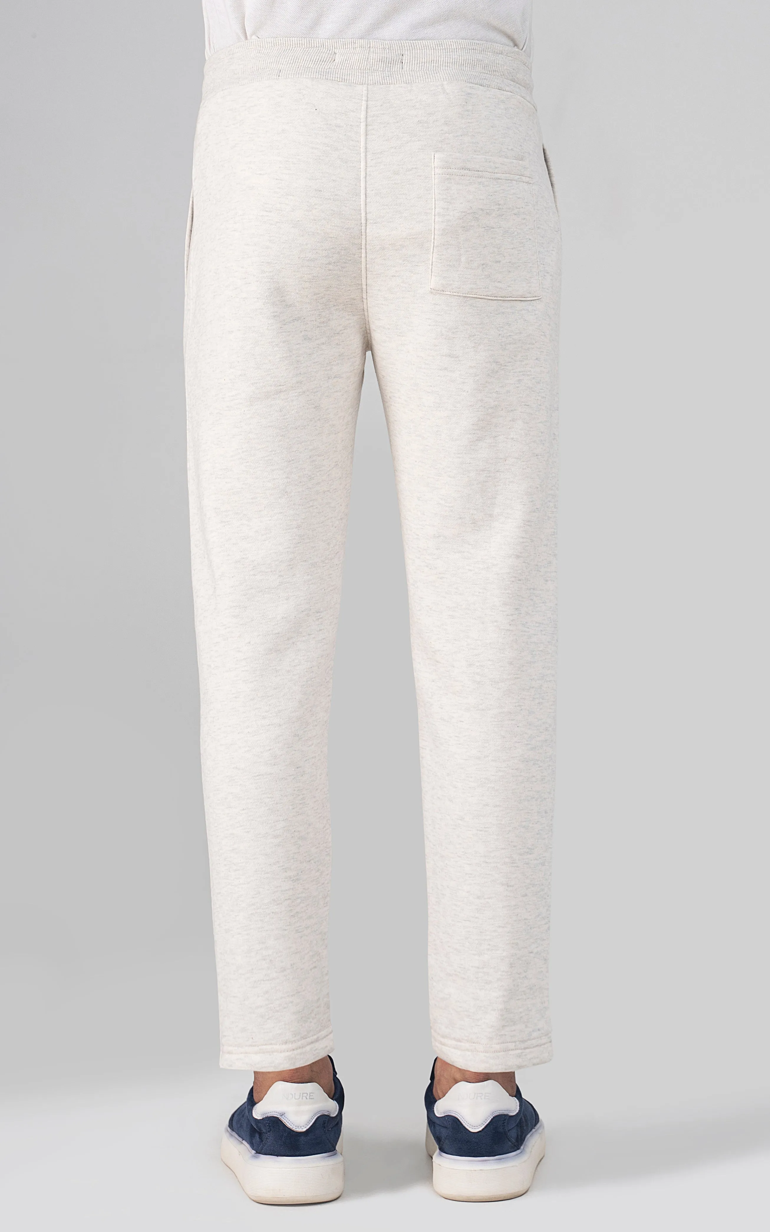 REGULAR FLEECE JOGGER TROUSER OATMEAL