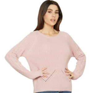 Relish Maglia CASSIOPEAS manica lunga punto pannocchia RDA2302049025 1425 rosa