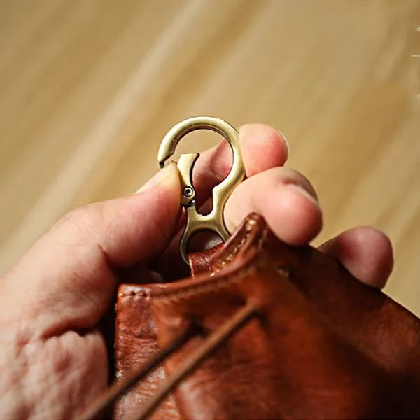 Retro Leather Coin Bag Storage Bag