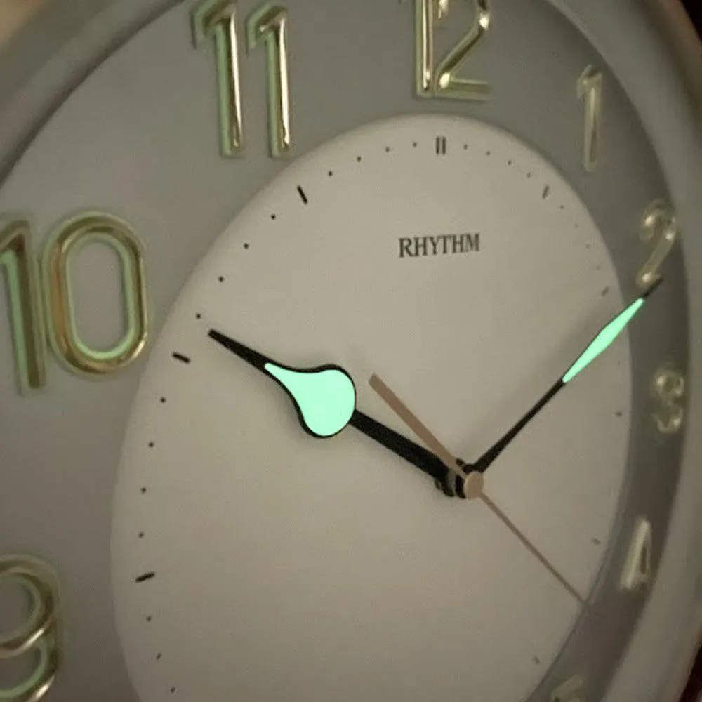 Rhythm Super Luminous Wall Clock CMG266BR06