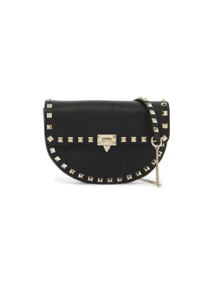 Rockstud Mini Studded Leather Crossbody Bag