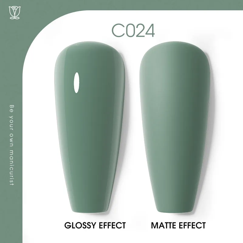ROSALIND 10colors Green Series Soak Off Nail Gel Bright For Nail Art Design LED/UV Lamp RA