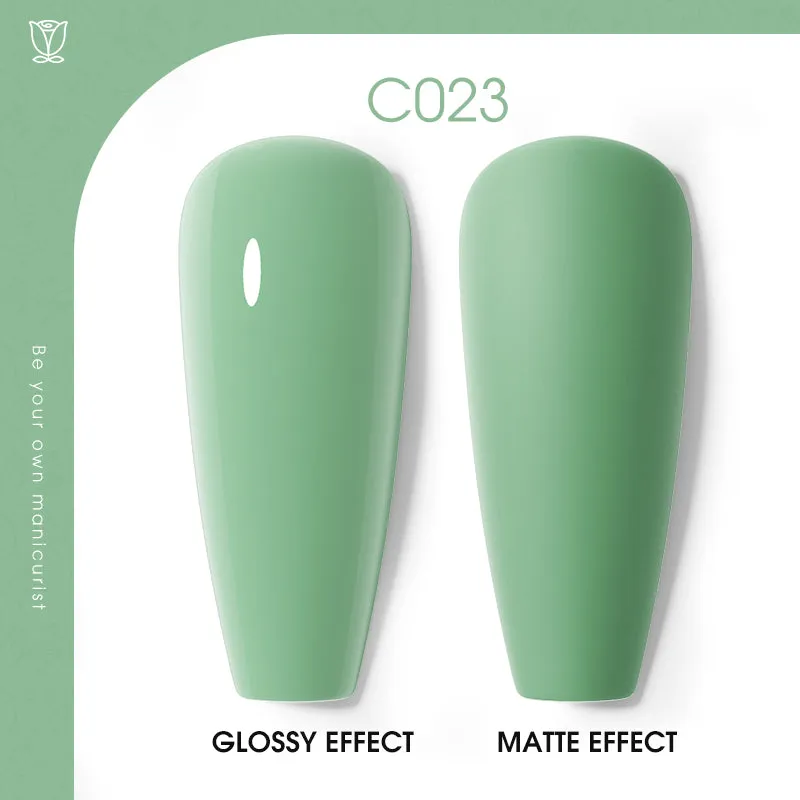 ROSALIND 10colors Green Series Soak Off Nail Gel Bright For Nail Art Design LED/UV Lamp RA