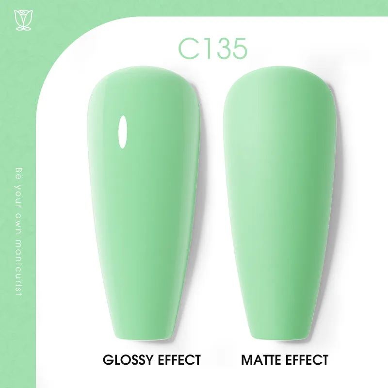 ROSALIND 10colors Green Series Soak Off Nail Gel Bright For Nail Art Design LED/UV Lamp RA