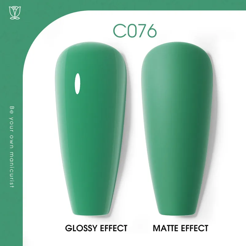 ROSALIND 10colors Green Series Soak Off Nail Gel Bright For Nail Art Design LED/UV Lamp RA