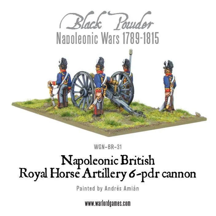 Royal Horse Artillery 6-pdr and Limber Team