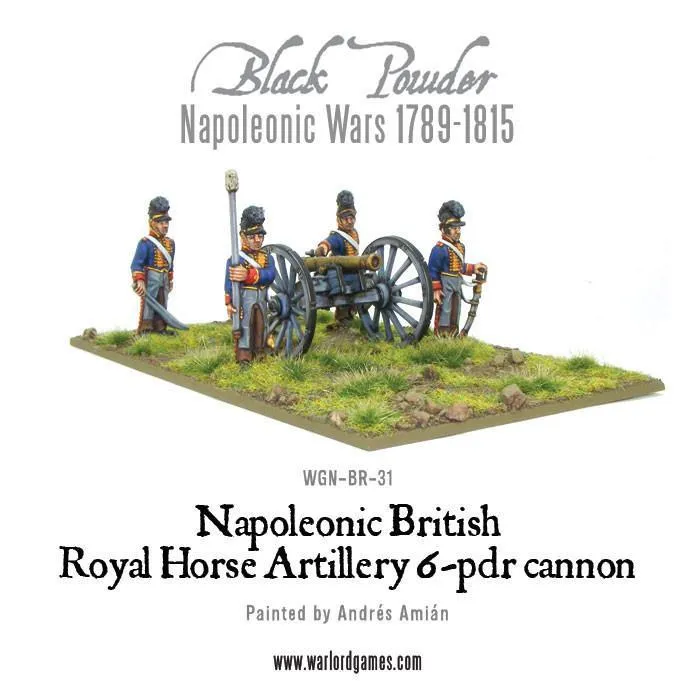 Royal Horse Artillery 6-pdr and Limber Team