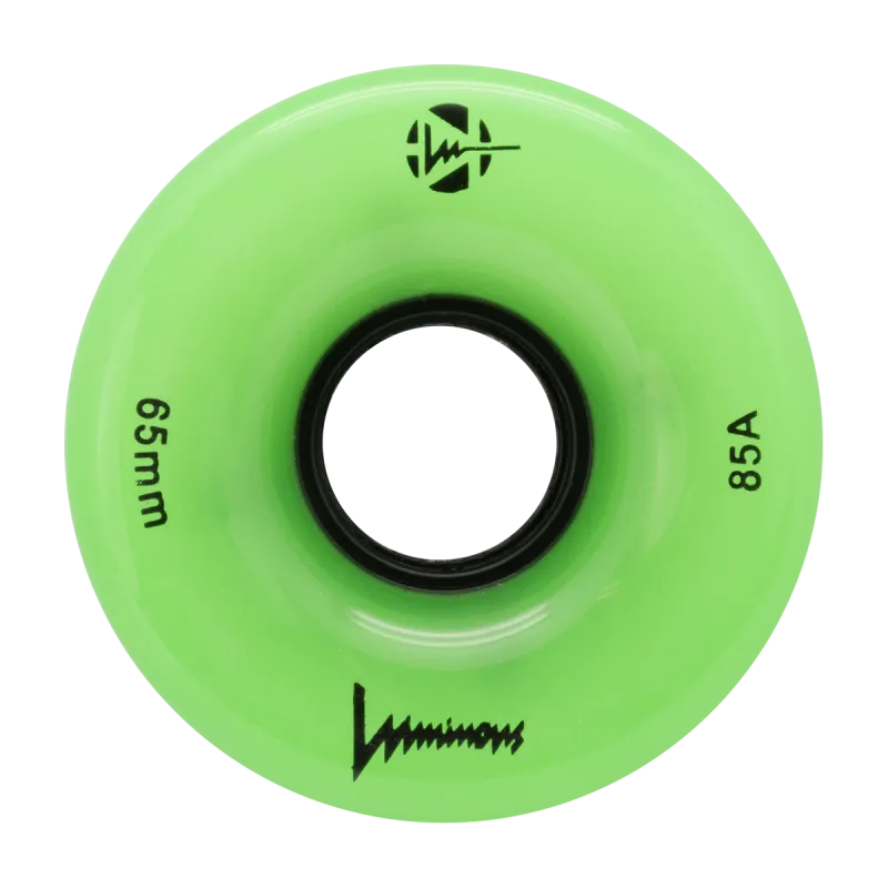 Ruedas patineta Skateboard Luminous 65mm 85a/78a