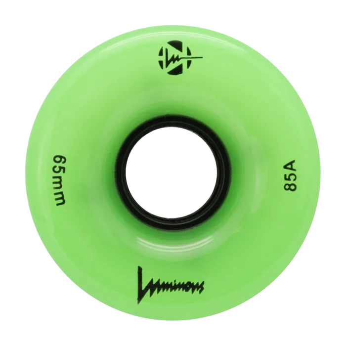 Ruedas patineta Skateboard Luminous 65mm 85a/78a