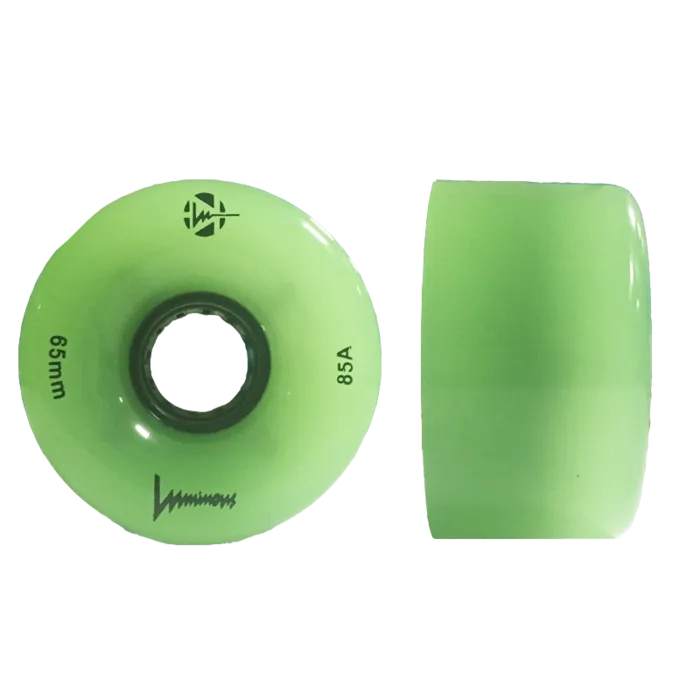 Ruedas patineta Skateboard Luminous 65mm 85a/78a