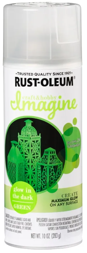 Rust-Oleum Imagine 353726 Craft Spray Paint, Green MAX, 10 oz, Can :CAN: QUANTITY: 1