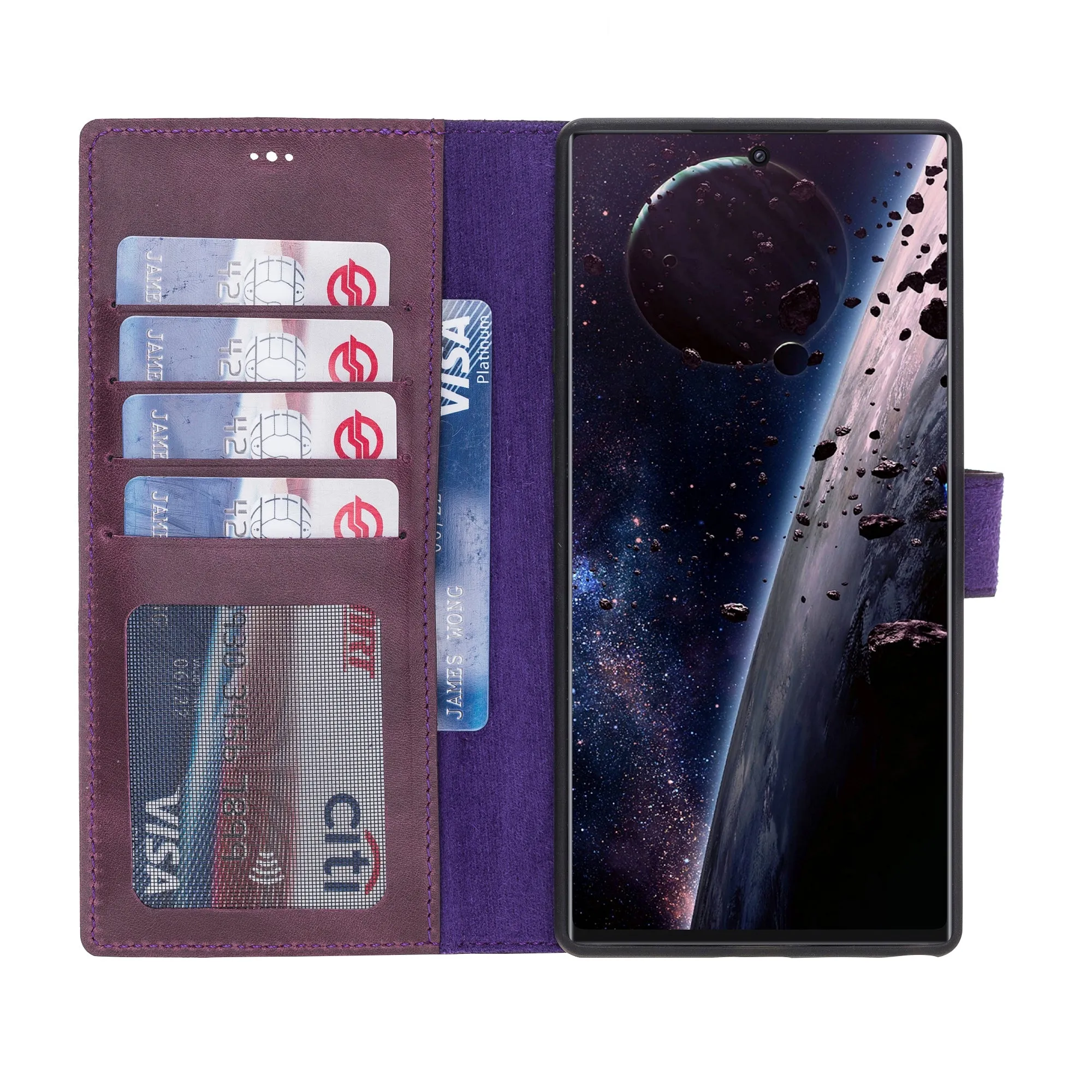 Samsung Galaxy Note 10 Plus Magnetic Detachable Leather Wallet Case