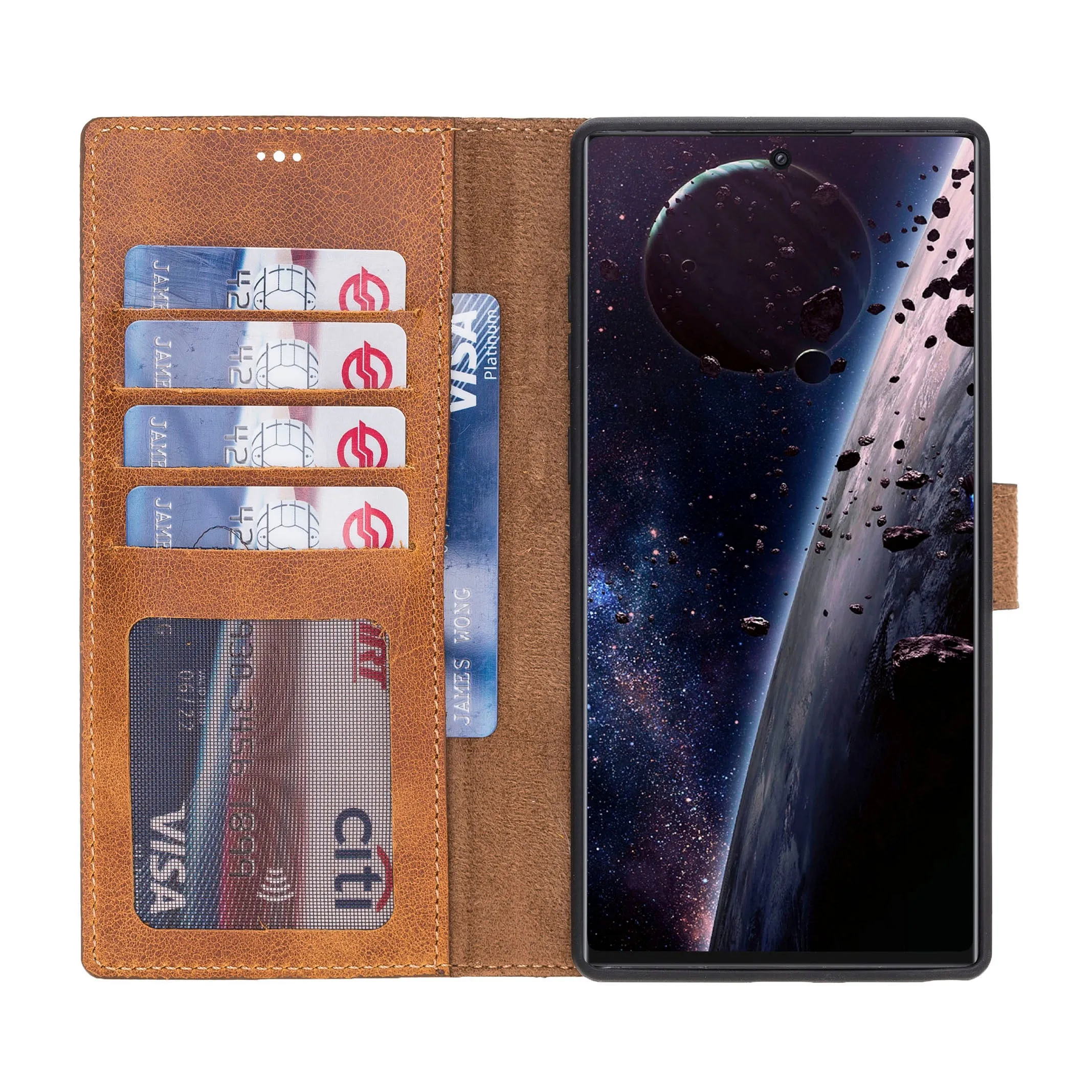Samsung Galaxy Note 10 Plus Magnetic Detachable Leather Wallet Case