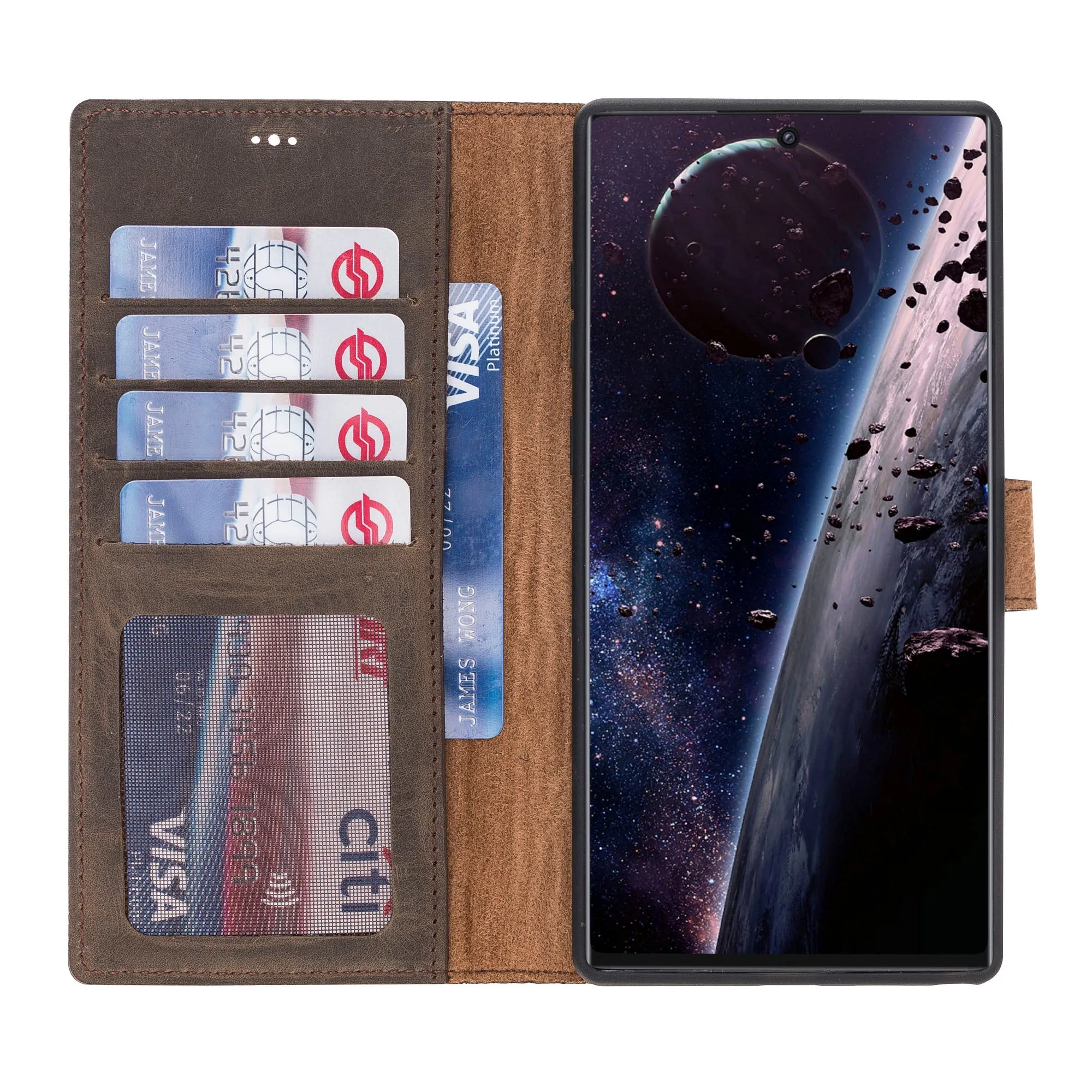 Samsung Galaxy Note 10 Plus Magnetic Detachable Leather Wallet Case