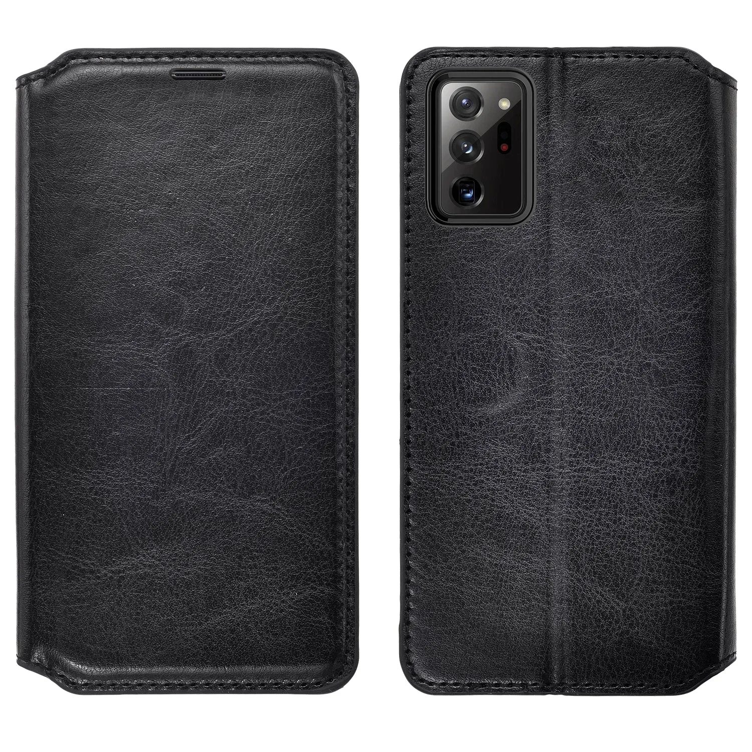 Samsung Galaxy Note 20 Case, Galaxy Note 20 Wallet Case, Pu Leather Wallet Case [Kickstand] with ID & Credit Card Slots for Galaxy Note 20  - Black