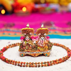 Seraphic Lakshmi Ganapati Idol Set
