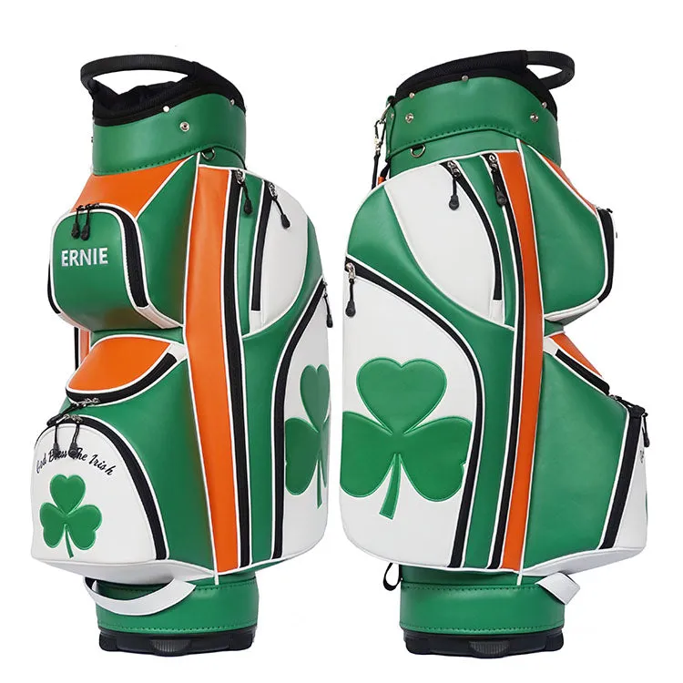 Shamrock/Clover Custom Golf Bag