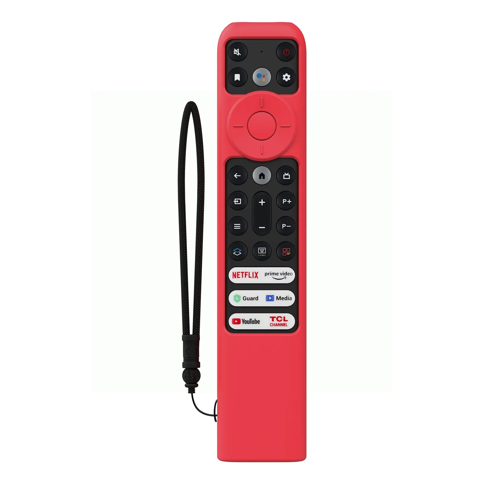 Silicone Cover for TCL RC902V FMR1/RC833(2023) Voice Remote,Shockproof, Skin-Friendly Case for 55R646 55S546 65R646 65S546 75R646 75S546 Series TV Remote
