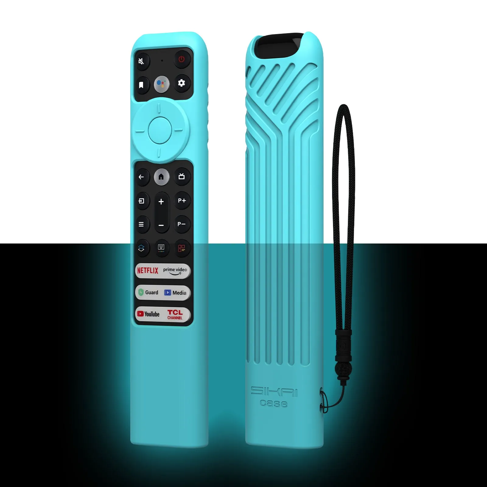 Silicone Cover for TCL RC902V FMR1/RC833(2023) Voice Remote,Shockproof, Skin-Friendly Case for 55R646 55S546 65R646 65S546 75R646 75S546 Series TV Remote