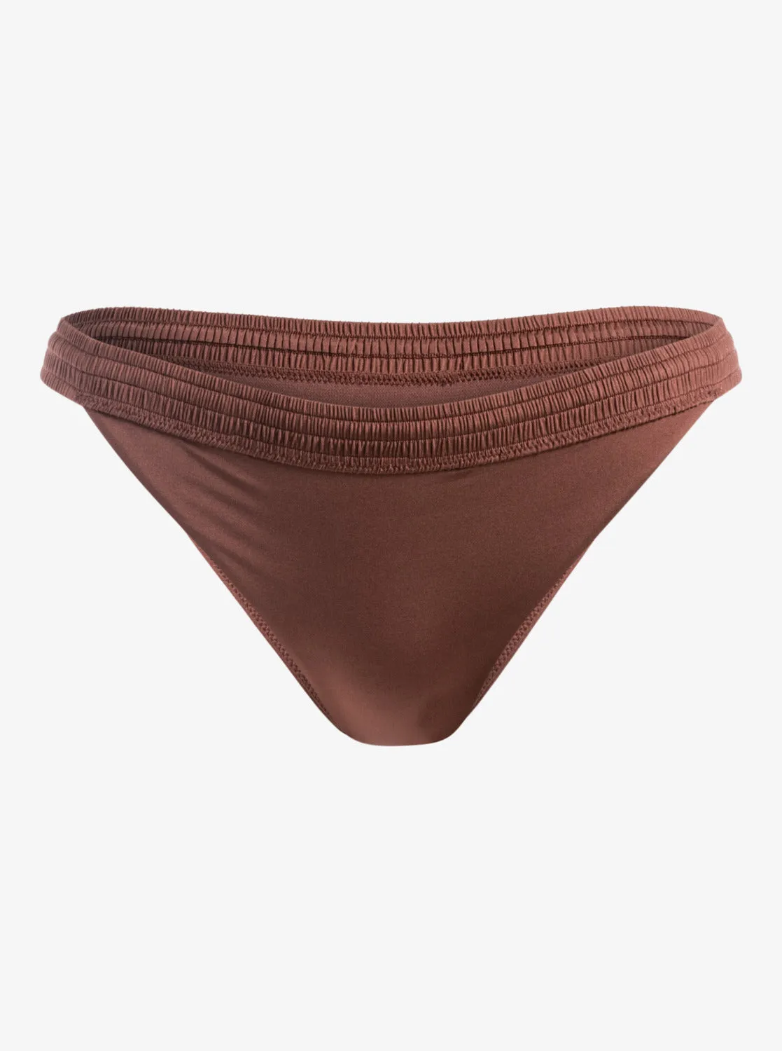 Silky Island Banded Bikini Bottoms - Root Beer