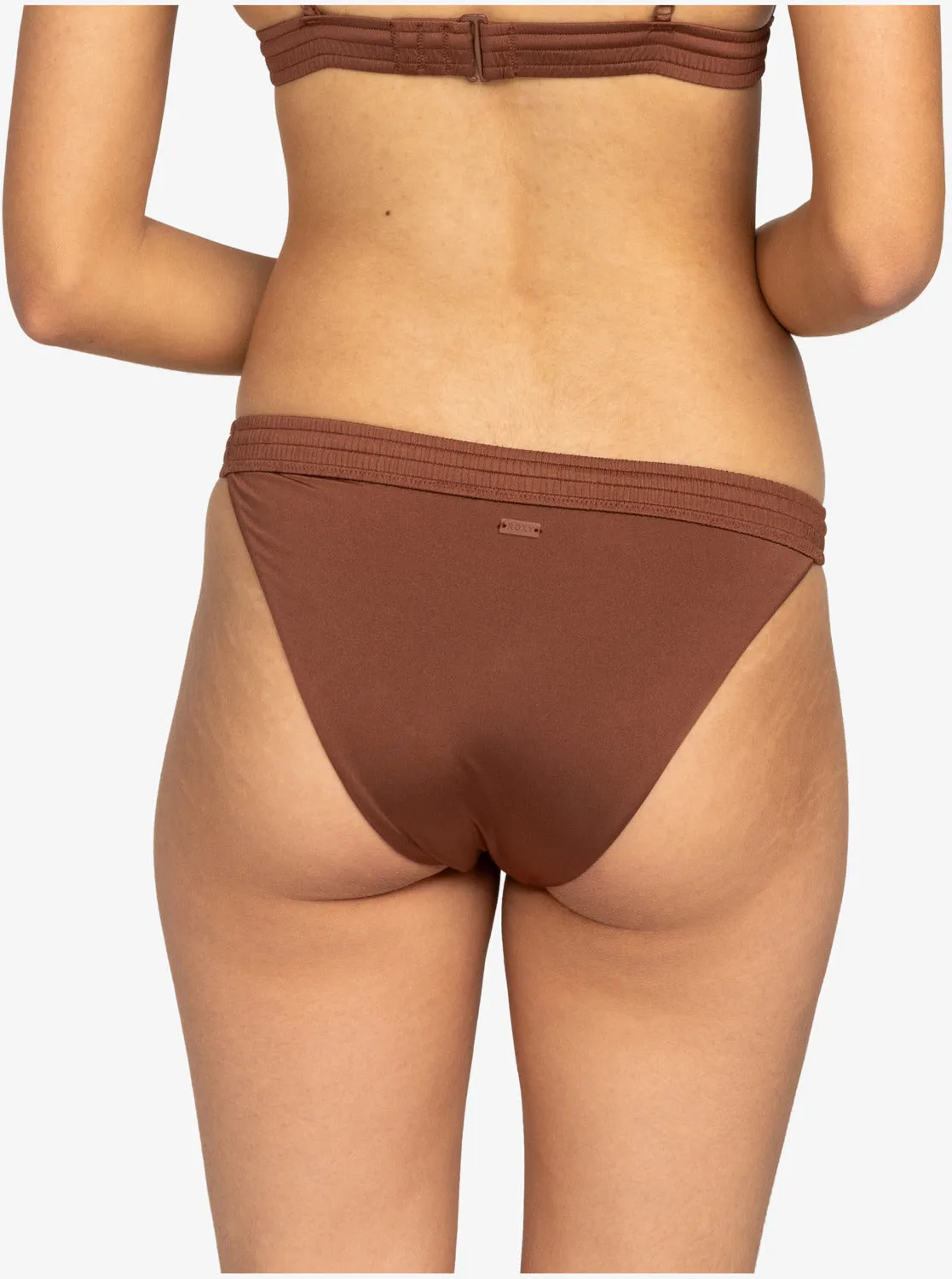Silky Island Banded Bikini Bottoms - Root Beer