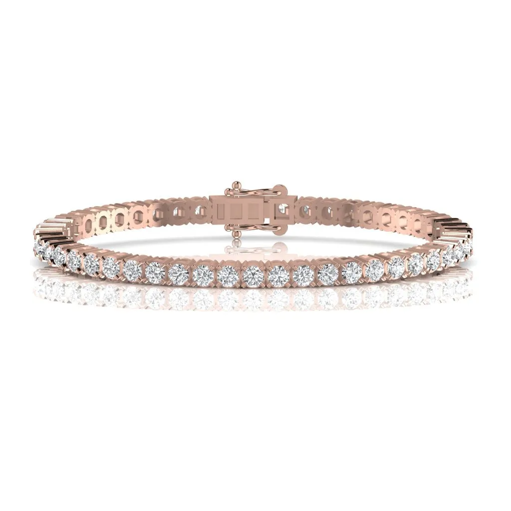 Silver Luminous Tennis Bracelet