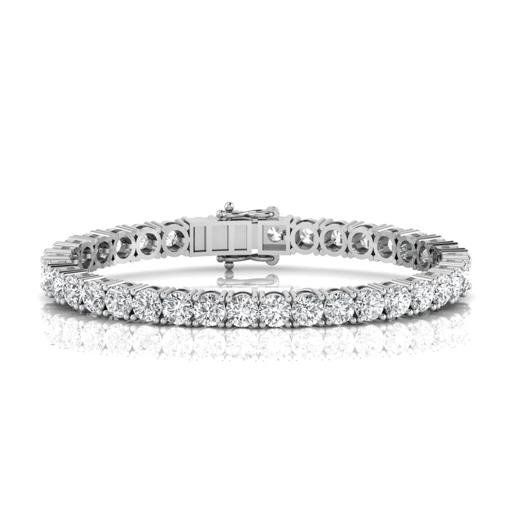 Silver Luminous Tennis Bracelet