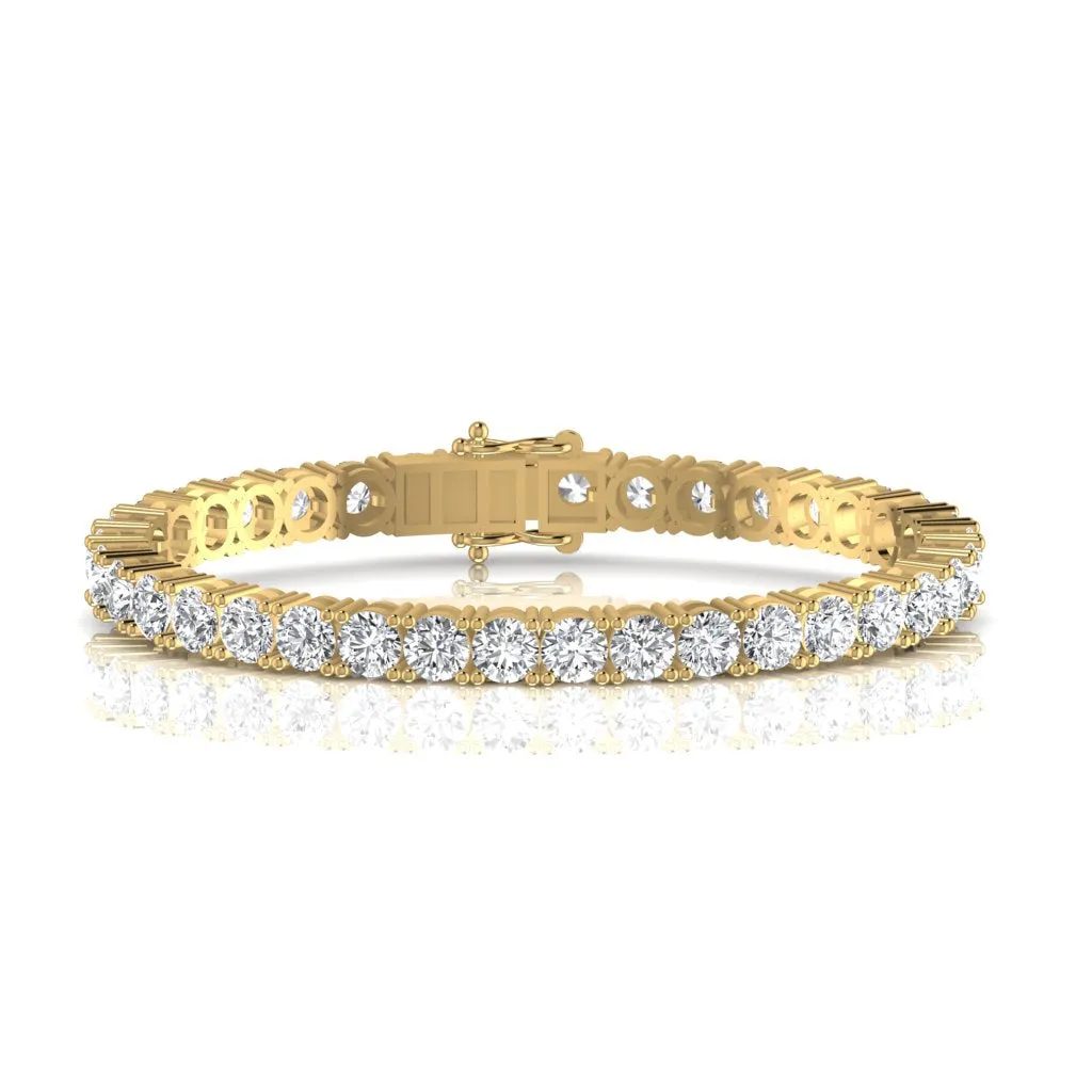 Silver Luminous Tennis Bracelet
