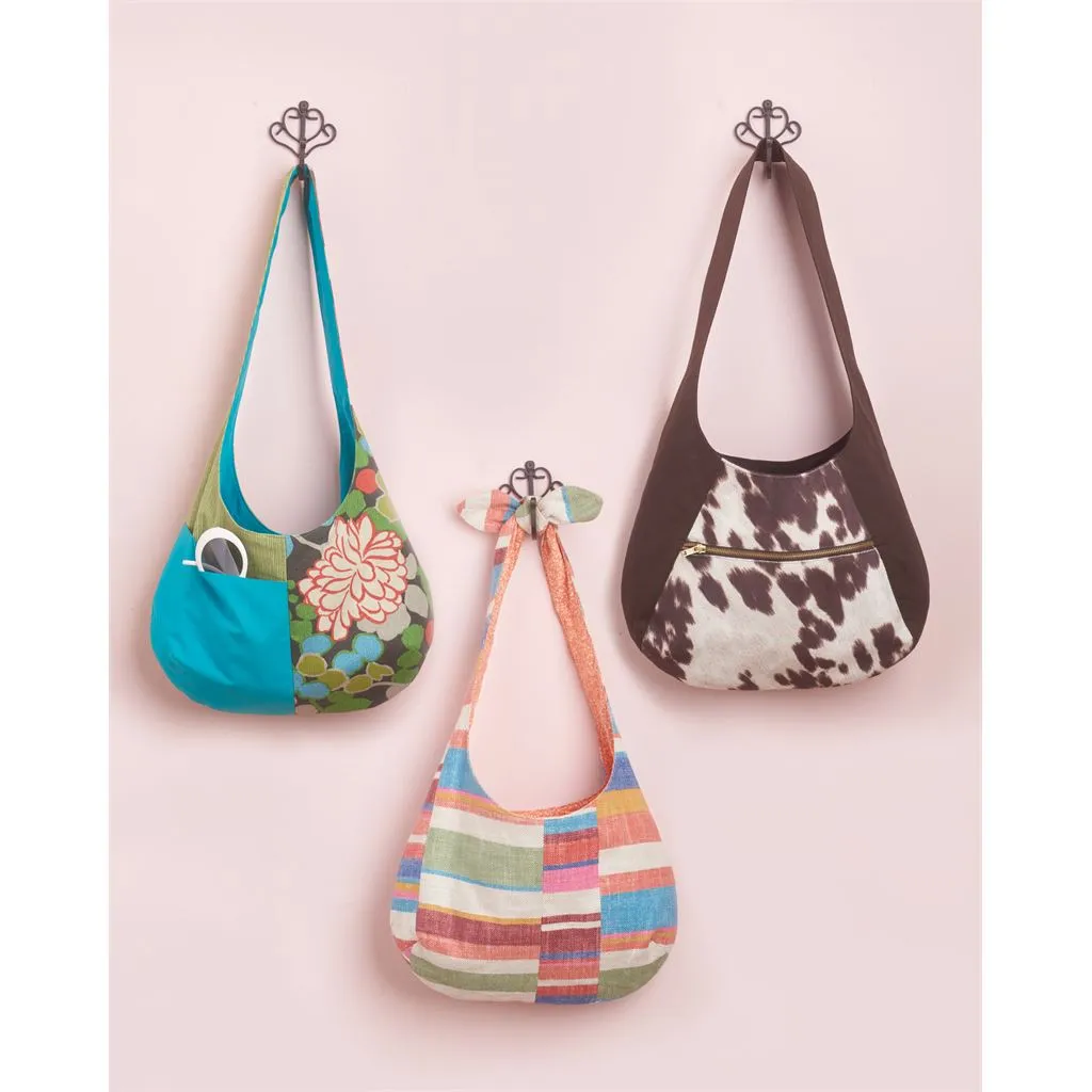 Simplicity Sewing Pattern S9563 Slouch Bags, Purse Organizer and Cosmetic Case