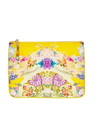 SMALL CANVAS CLUTCH MELLOW MUSE