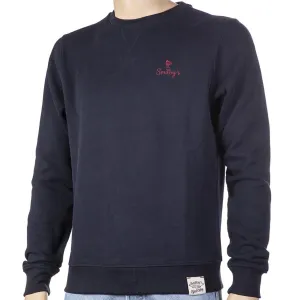 Smithy's felpa girocollo da uomo blu