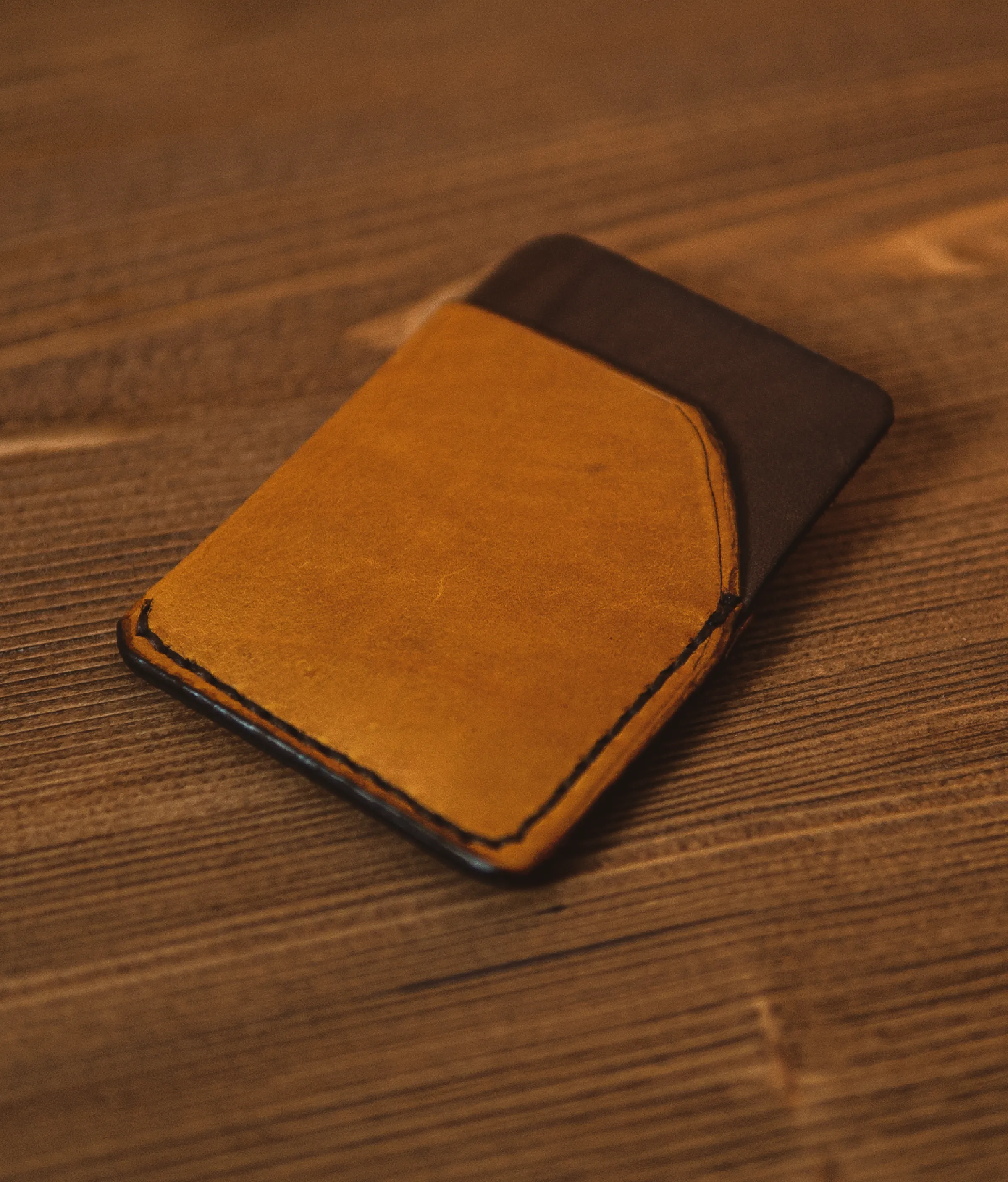 Soft Leather Wallet - Officer