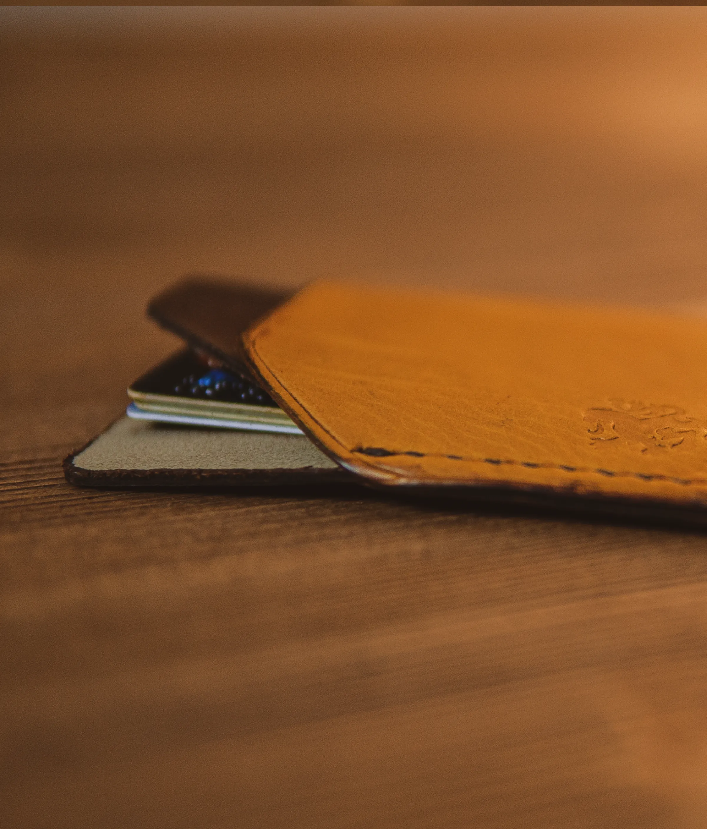 Soft Leather Wallet - Officer