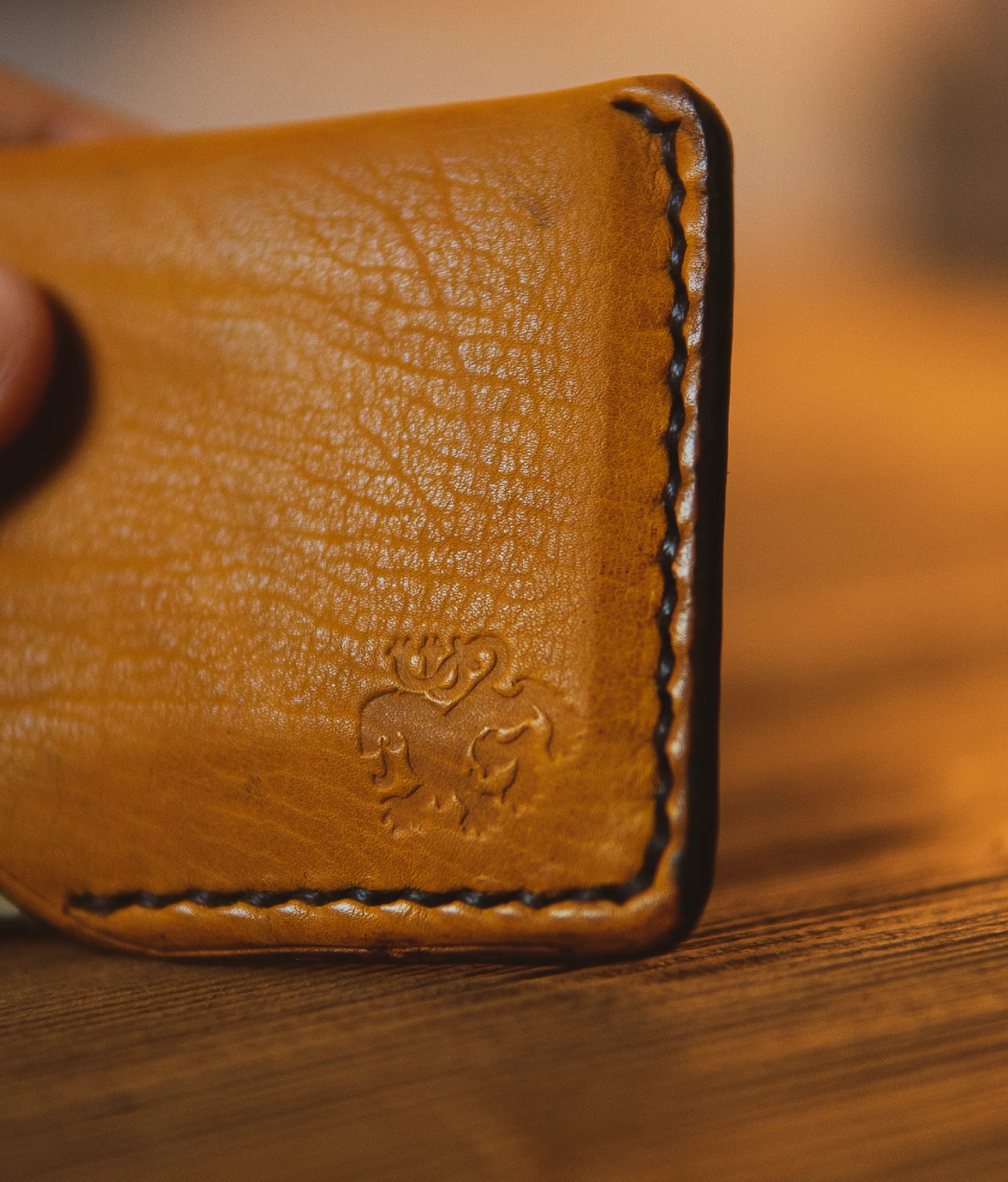 Soft Leather Wallet - Officer