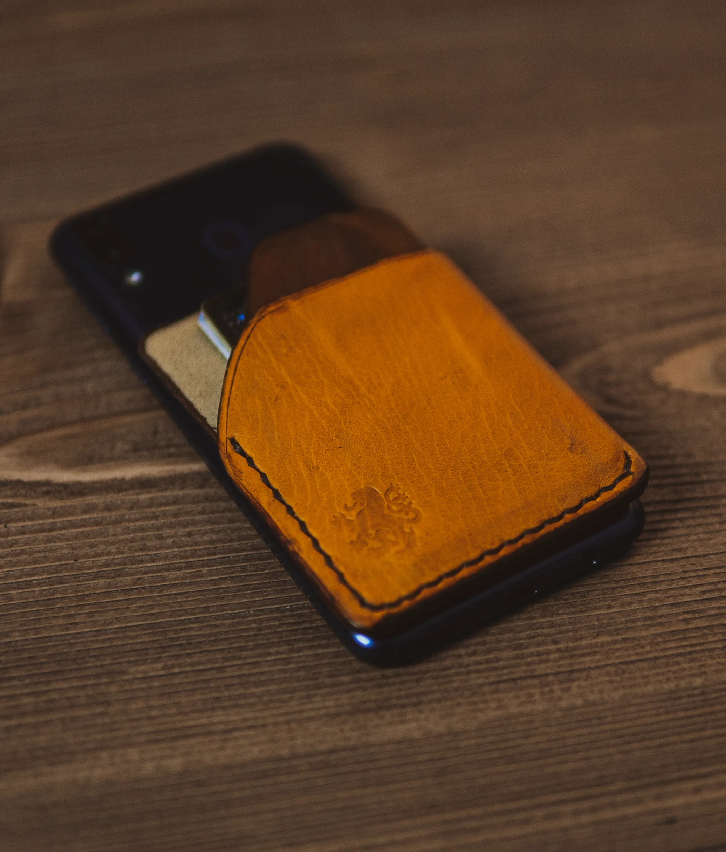 Soft Leather Wallet - Officer