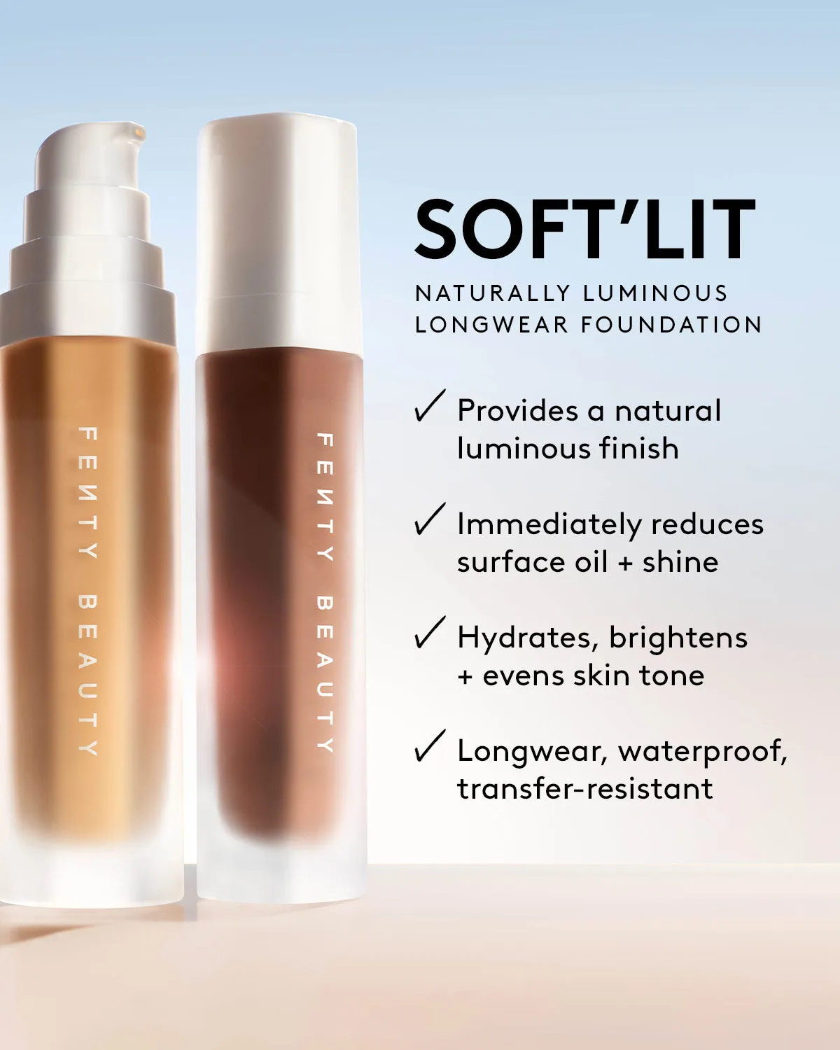 Soft'lit Naturally Luminous Longwear Foundation — 235