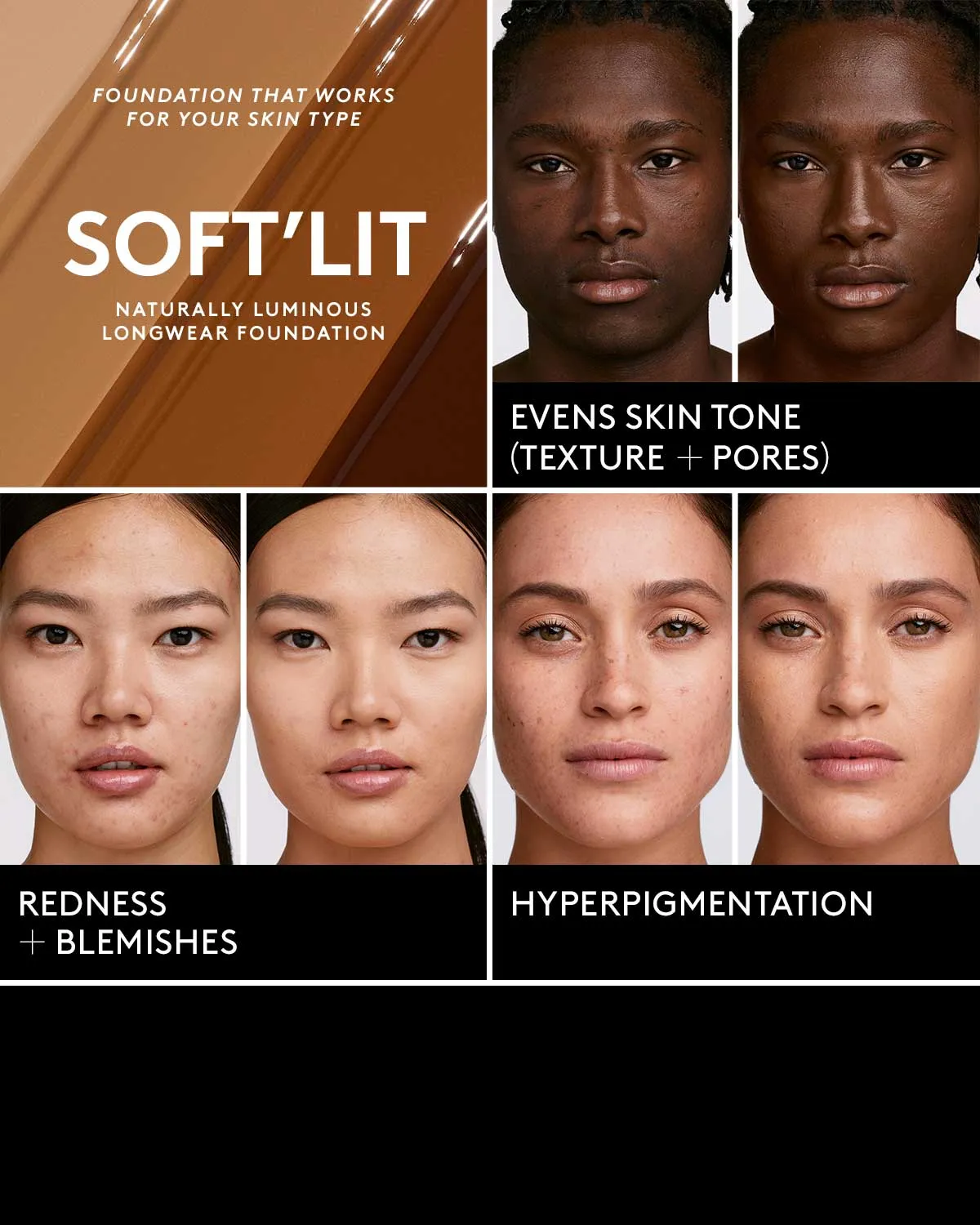Soft'lit Naturally Luminous Longwear Foundation — 235