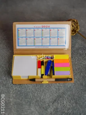 Stationery Organizer with Calendar 2024 - BCG0211