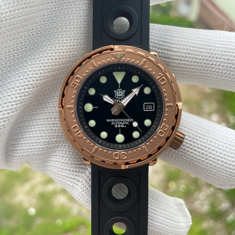 Steeldive 1975S Bronze Tuna Automatic Watch Men V2
