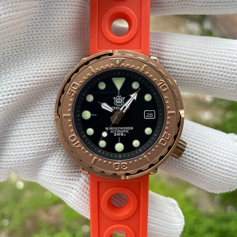 Steeldive 1975S Bronze Tuna Automatic Watch Men V2