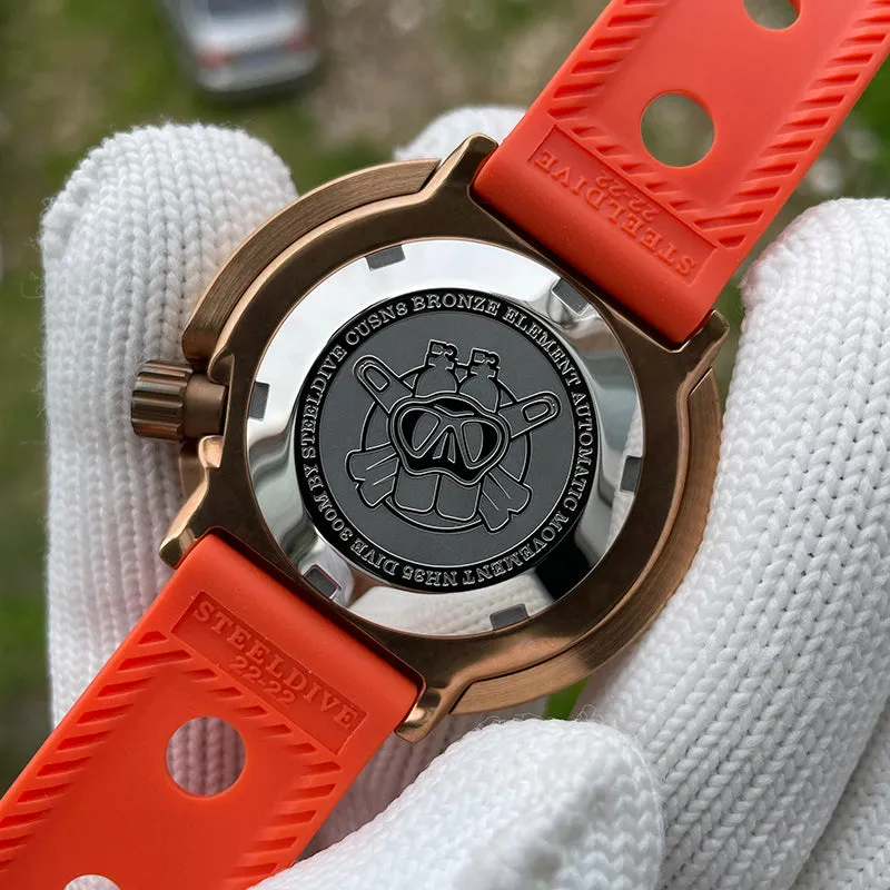 Steeldive 1975S Bronze Tuna Automatic Watch Men V2