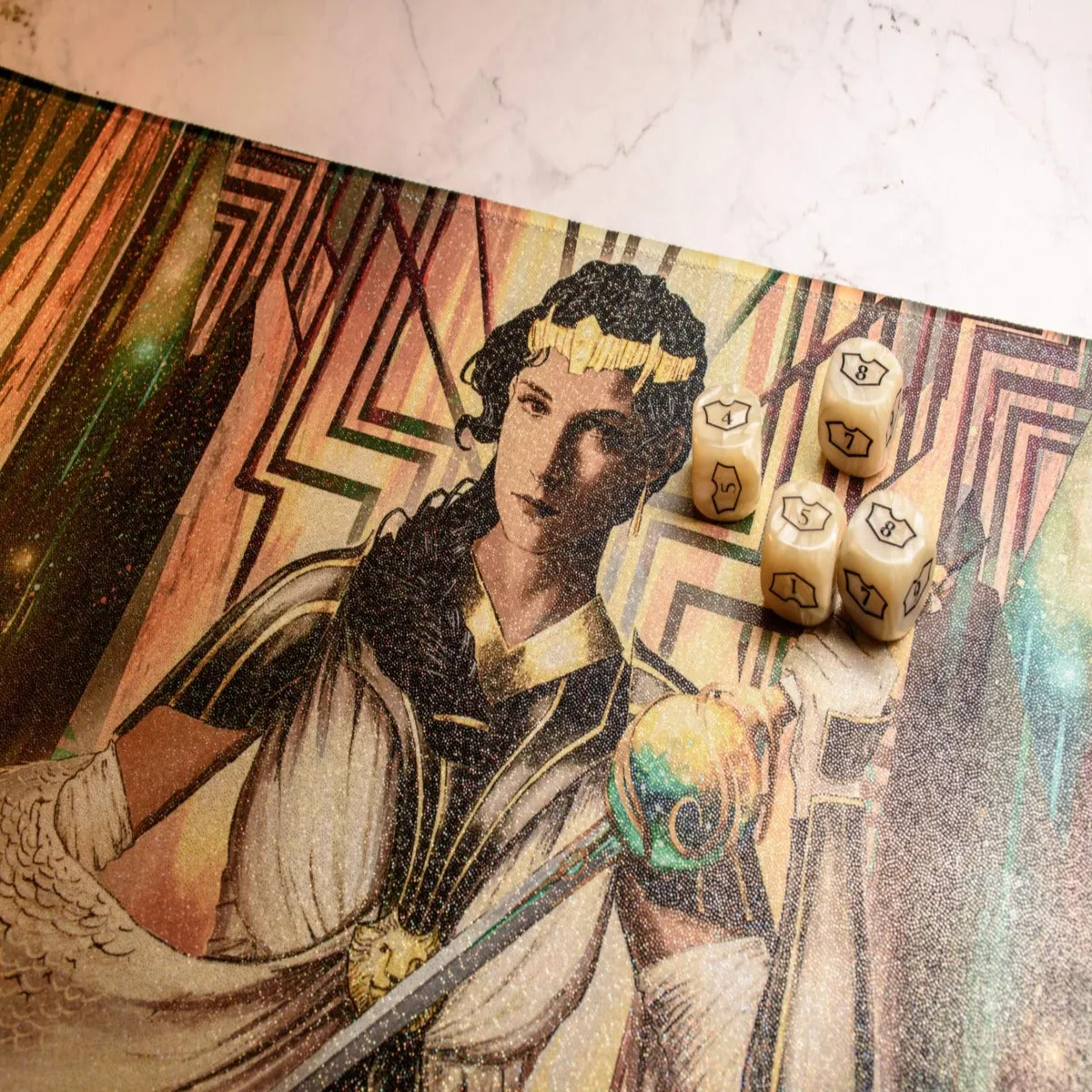 Streets of New Capenna Elspeth Resplendent Standard Holofoil Playmat for Magic: The Gathering