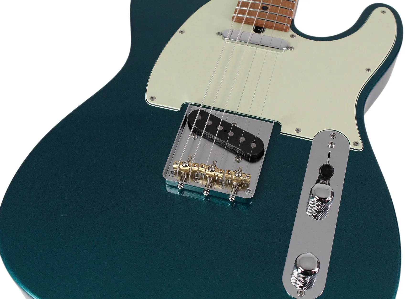 Suhr Select Classic T Guitar, Roasted Neck, Ocean Turquoise, Maple