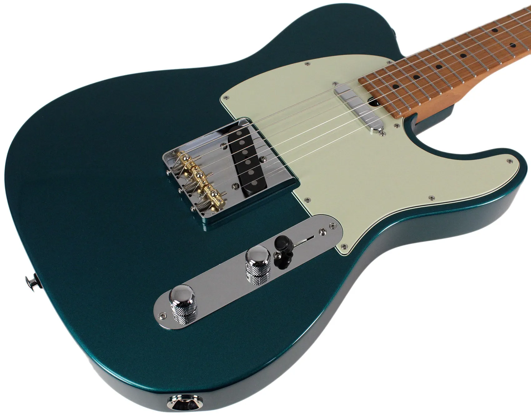Suhr Select Classic T Guitar, Roasted Neck, Ocean Turquoise, Maple