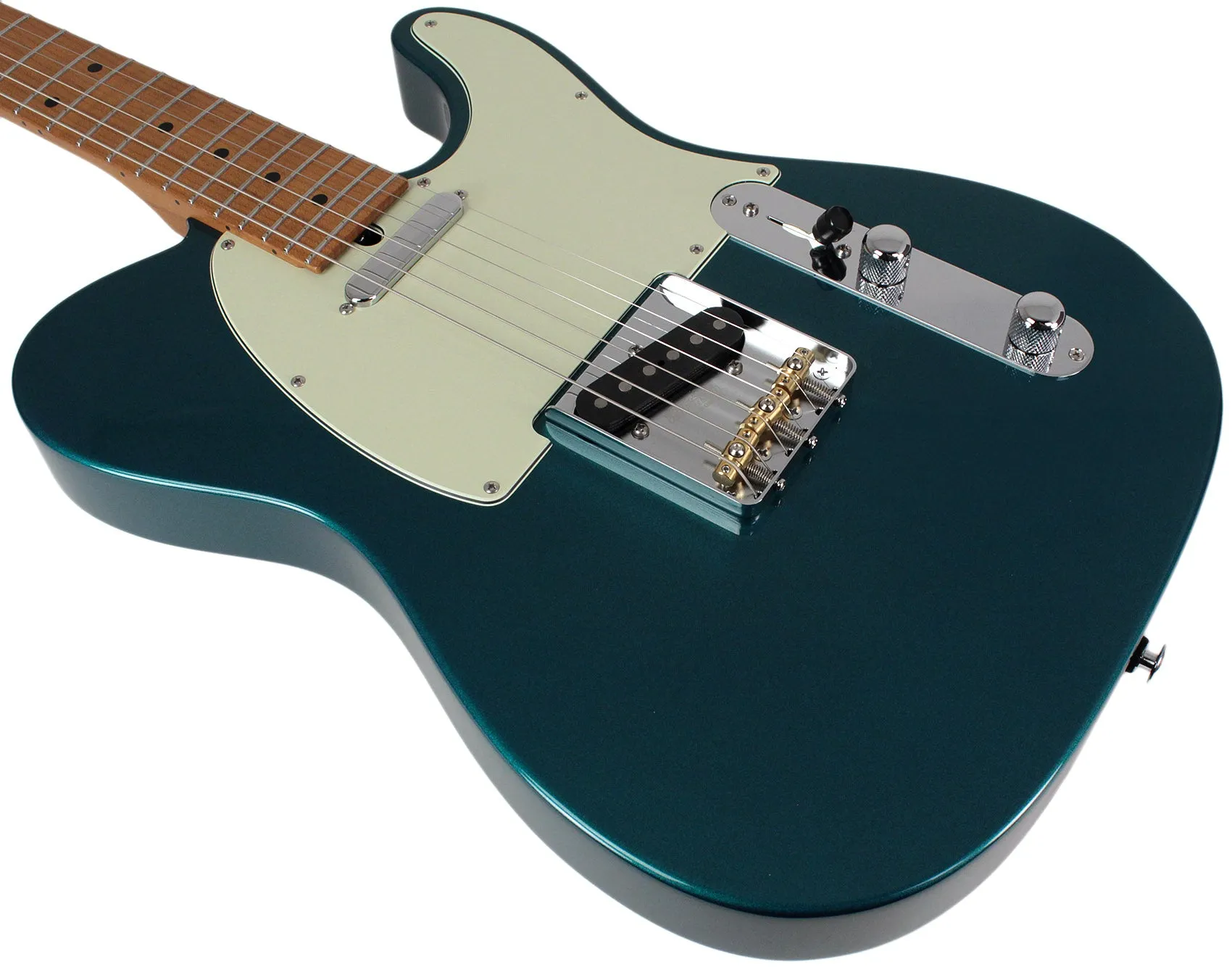 Suhr Select Classic T Guitar, Roasted Neck, Ocean Turquoise, Maple